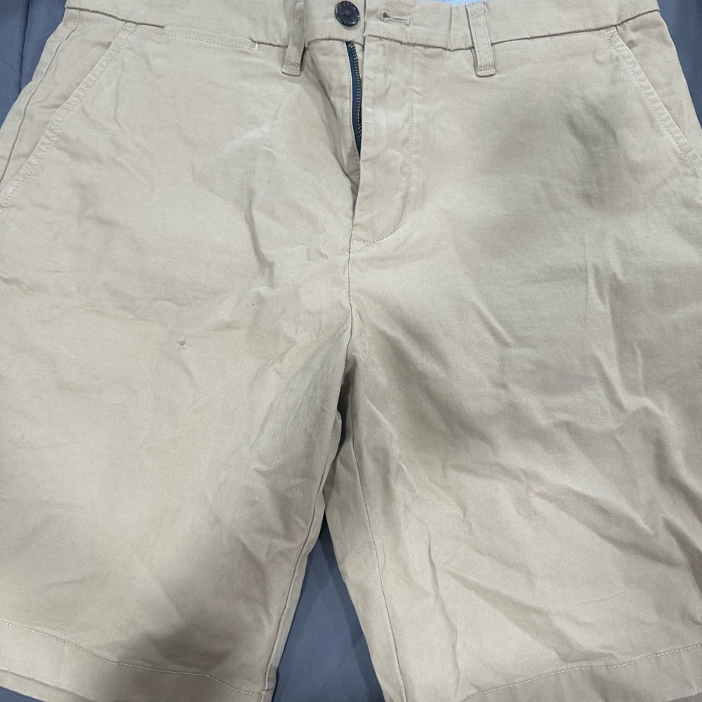 Tommy Hilfiger Tan Flat Front Shorts